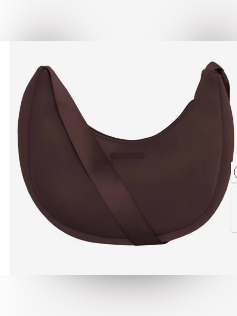 Brown Crescent Bag